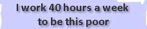 I work 40 hours a week to be this poor